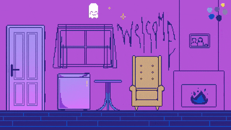 Wander start screen