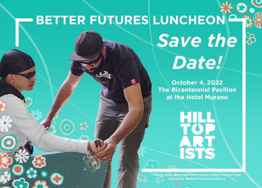 Save the date for Better Future Luncheon 2022 postcard